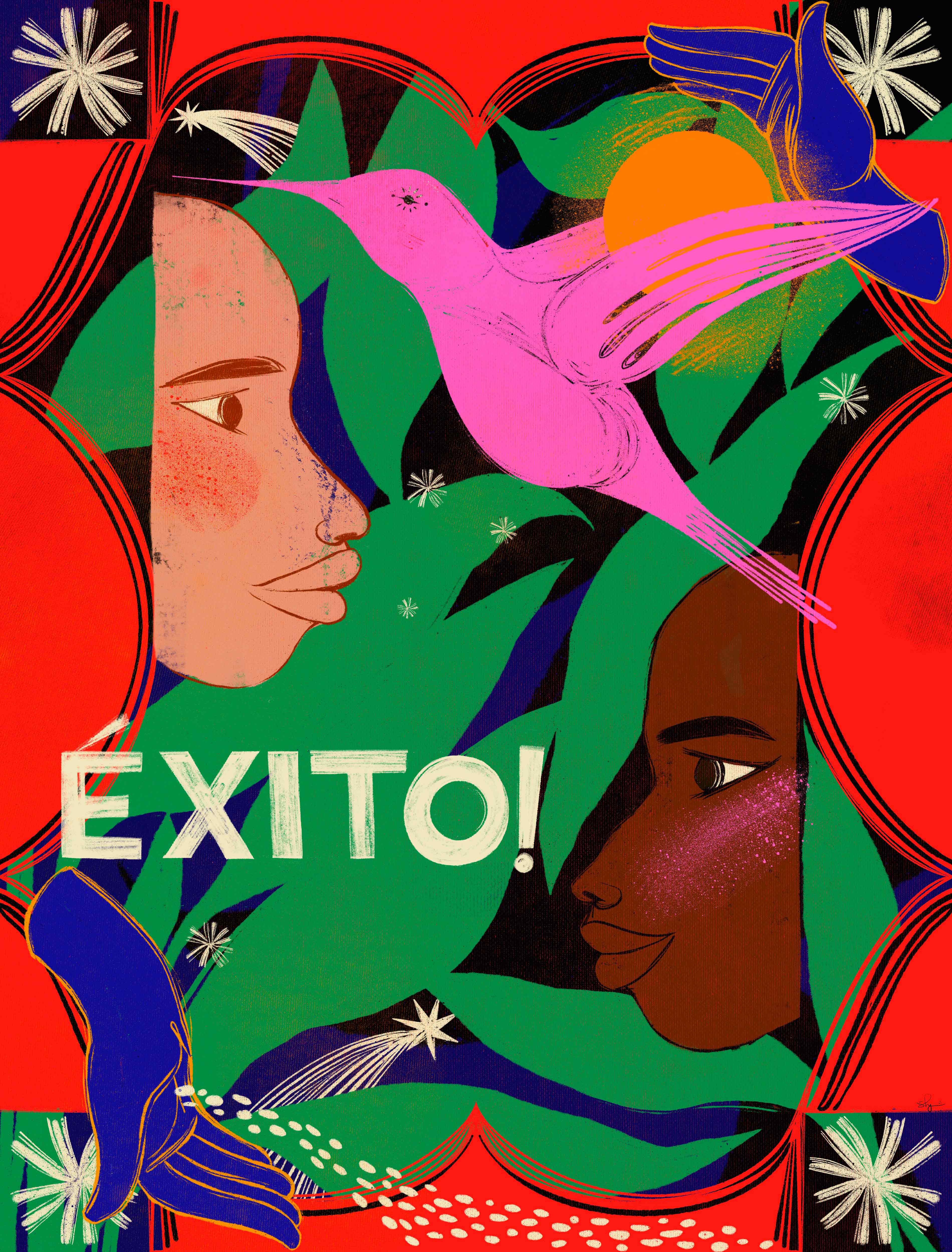Shyama Kuver graphic created for Exito