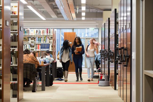 Students in Library