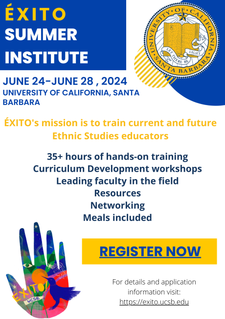 EXITO Summer Institute Flyer 2024